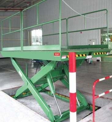 El cuadro de elevación modificado para requisitos particulares del cargo 5 toneladas de inmóvil Scissor la plataforma de la elevación para Warehouse